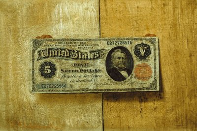Five Dollar Bill by Victor Dubreuil